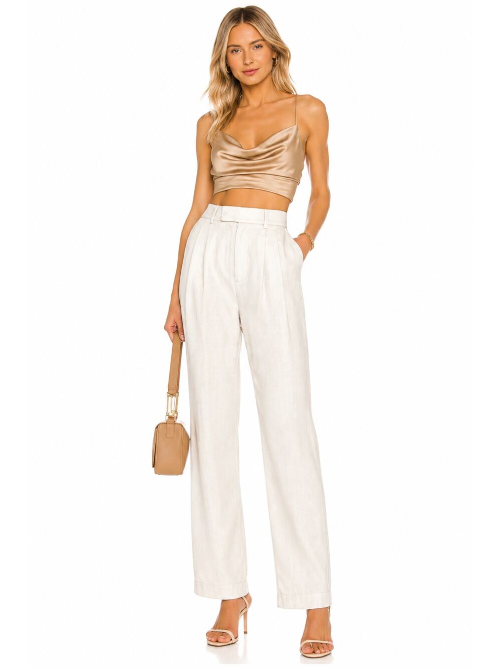 Significant Other Ophelia Pant in Ivory NWT Size 6 U.S.